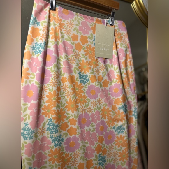 NWT Sabo Elaine Midi Skirt (S) - Picture 6 of 7